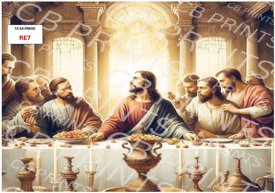 Religious Decoupage Paper RE7 – Mulberry Paper Print