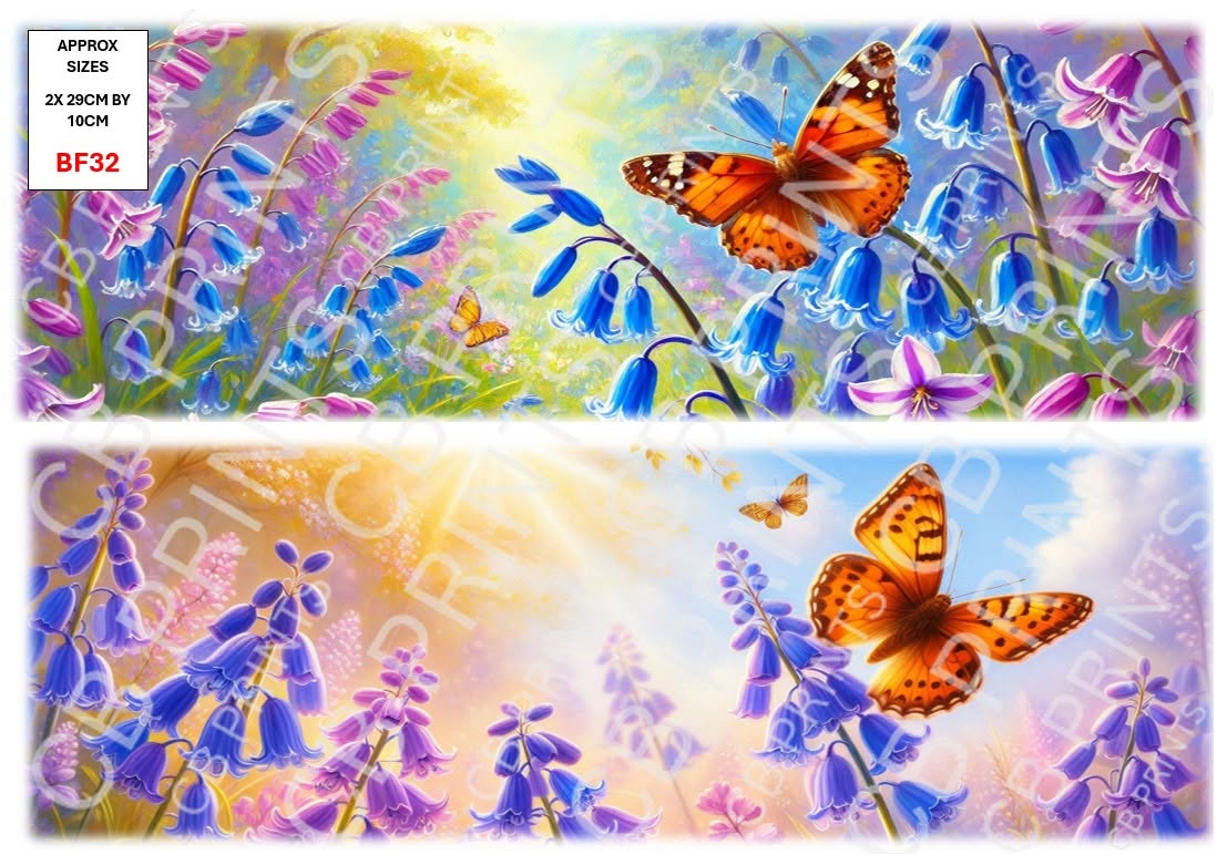 Butterfly Decoupage Print BF32 | Mulberry Paper