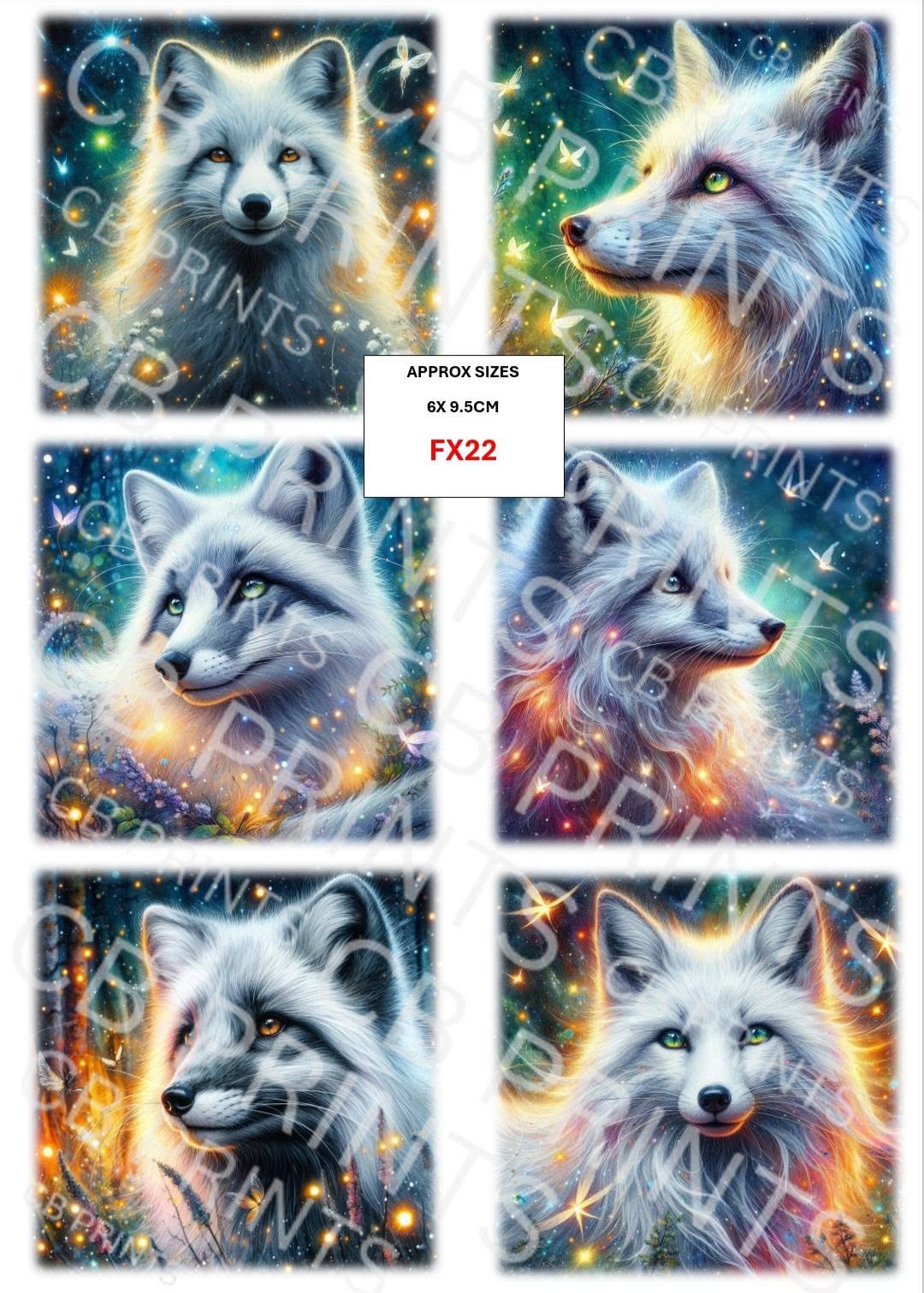Fox Decoupage Print FX22 | Mulberry Paper