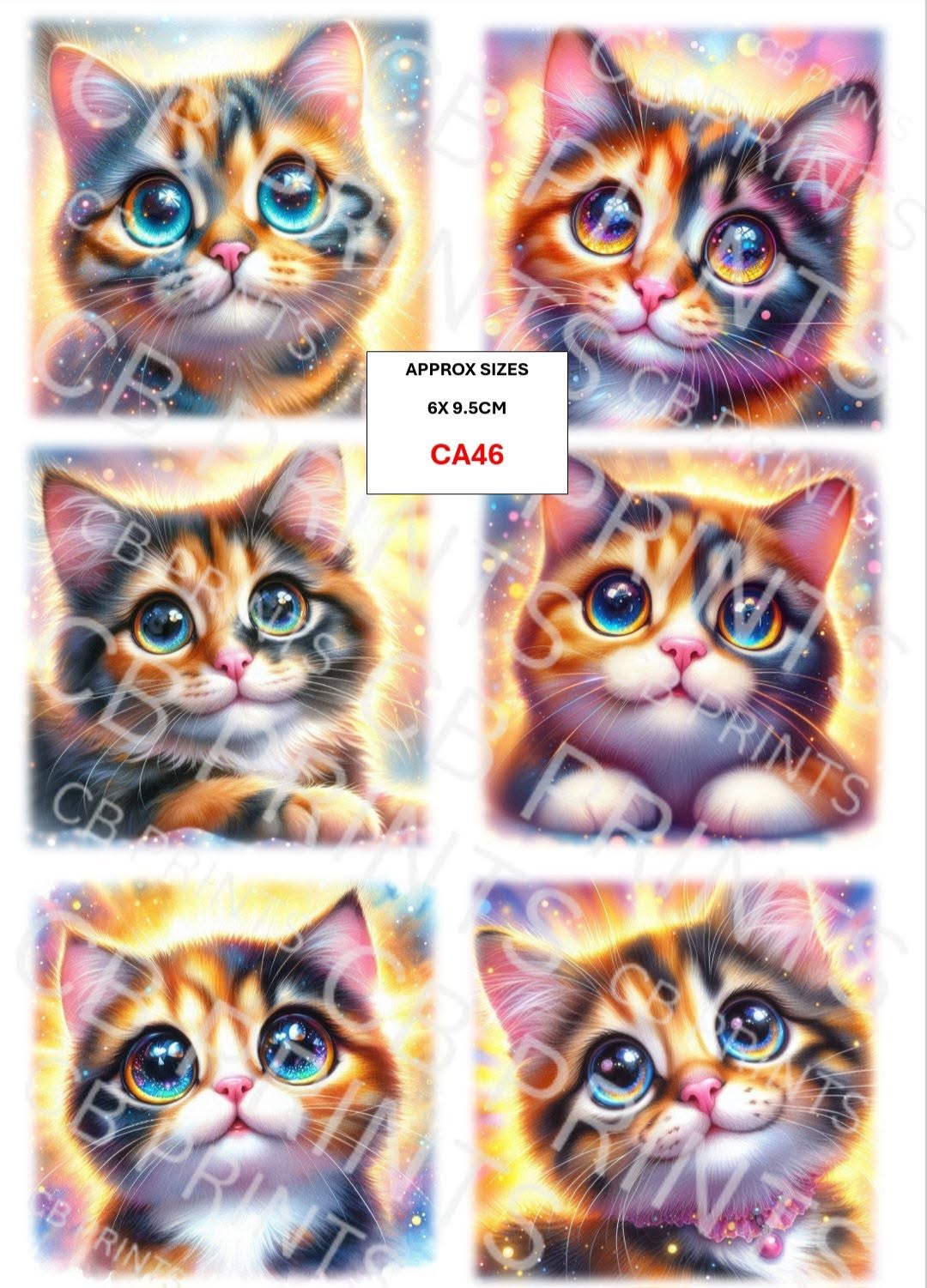 Cat Decoupage Paper CA46 – Mulberry Paper Print