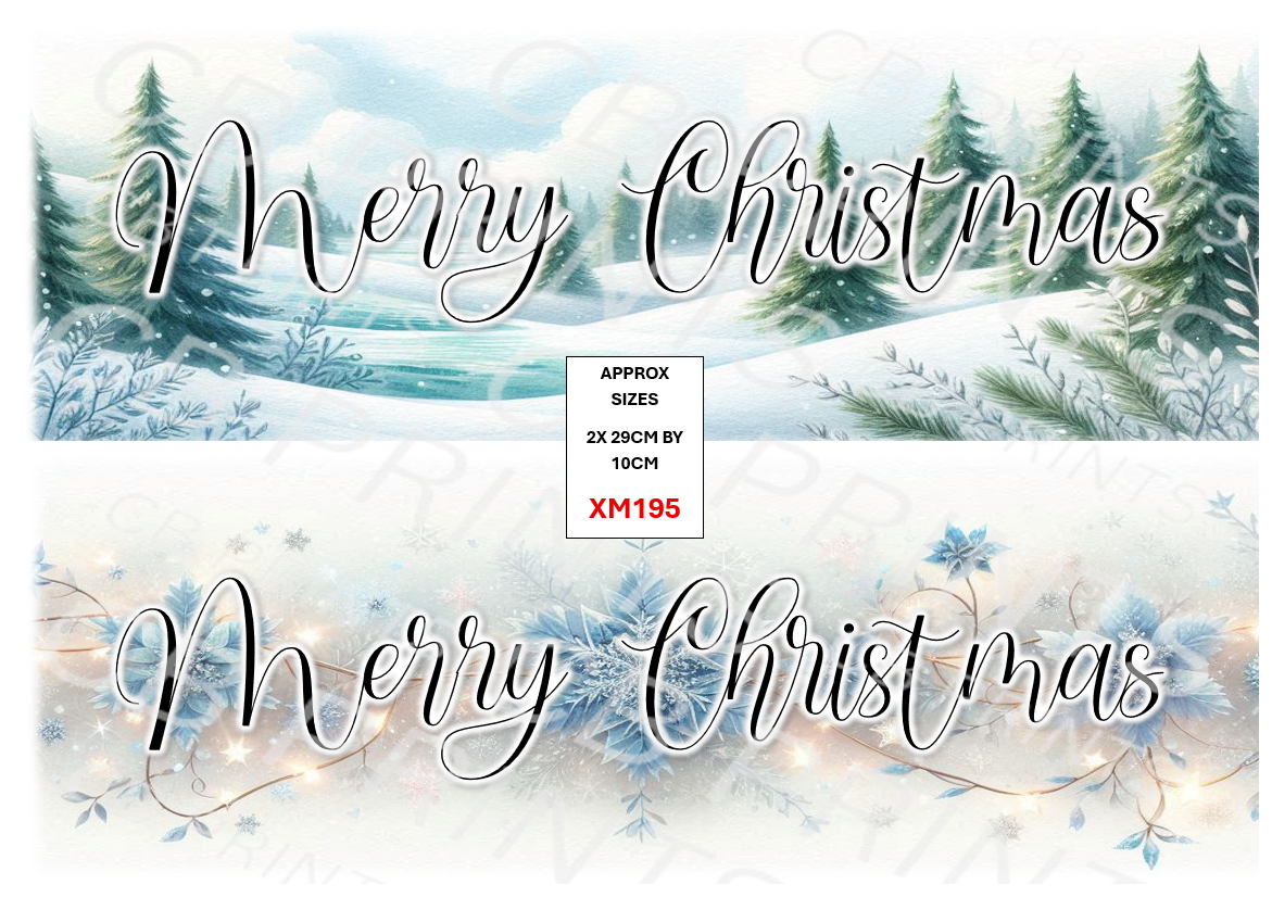 Christmas Decoupage Paper Print XM195 – Mulberry Paper