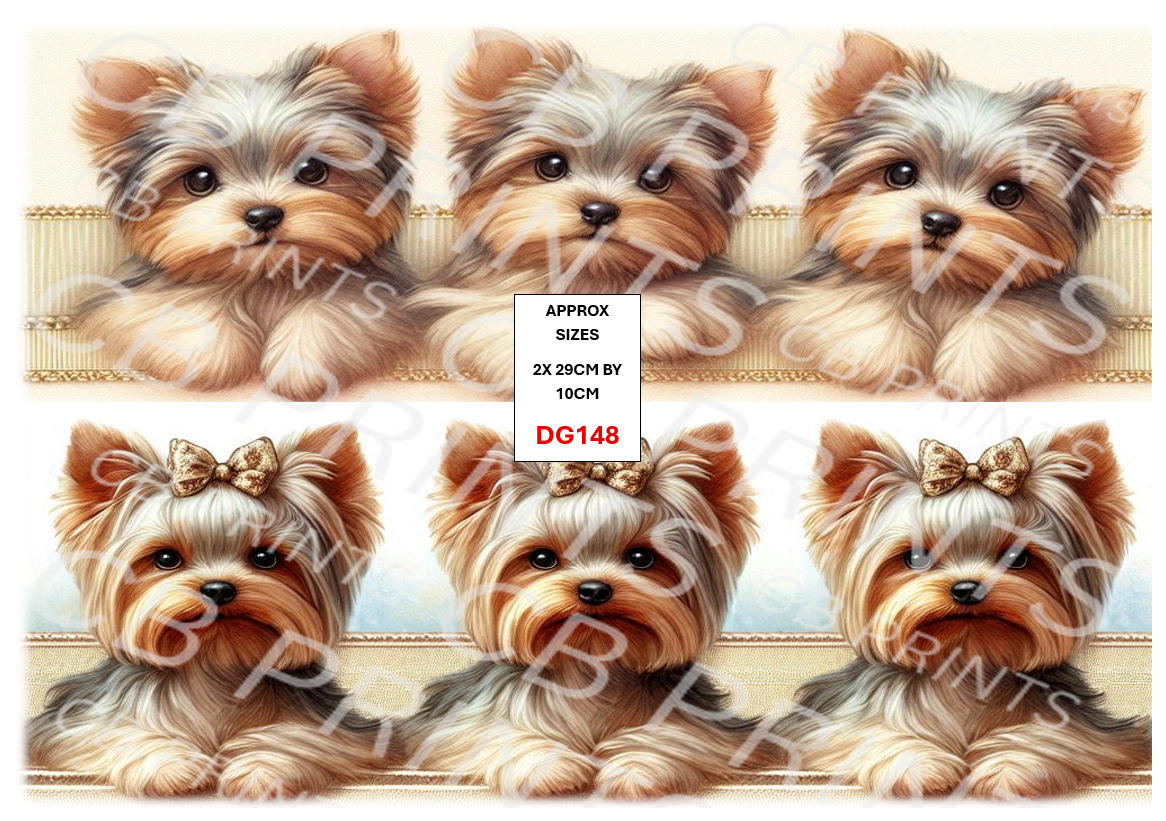 Dog Decoupage Print DG148 | Mulberry Paper