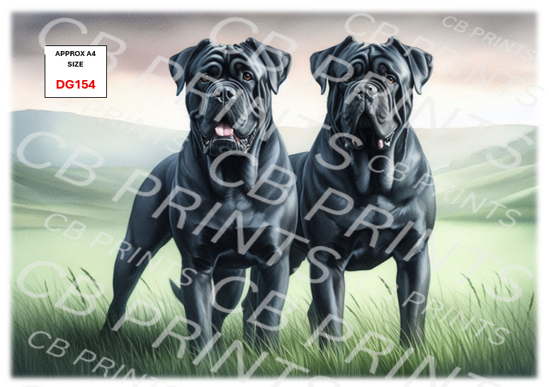 Dog Decoupage Print DG154 | Mulberry Paper