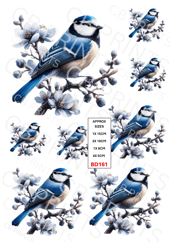 Bird Decoupage Print BD161 | Mulberry Paper