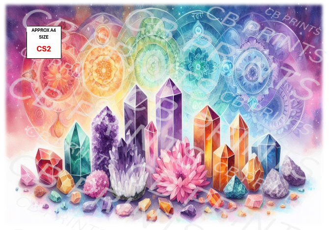 Crystal Decoupage Paper CS2 – Mulberry Paper Print