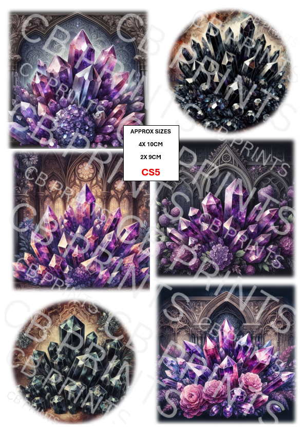 Crystal Decoupage Paper CS5 – Mulberry Paper Print