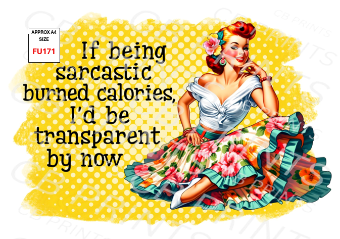 Funny Decoupage Print FU171 | Mulberry Paper