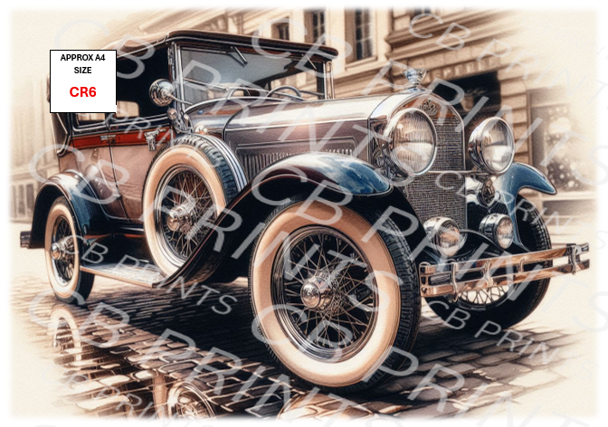 Car Decoupage Print CR6 | Mulberry Paper