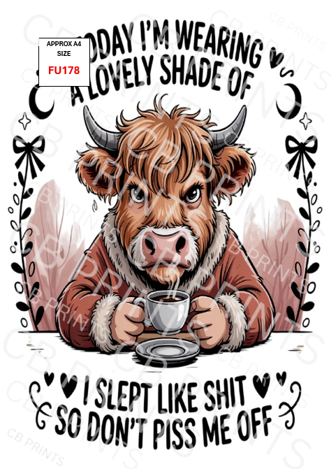 Funny Decoupage Print FU178 | Mulberry Paper