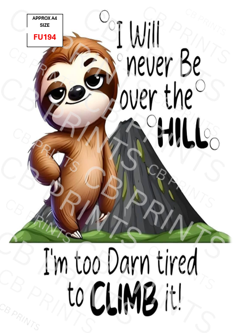 Funny Decoupage Print FU194 | Mulberry Paper