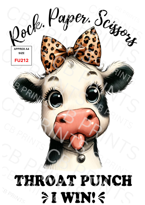 Funny Decoupage Print FU212 | Mulberry Paper