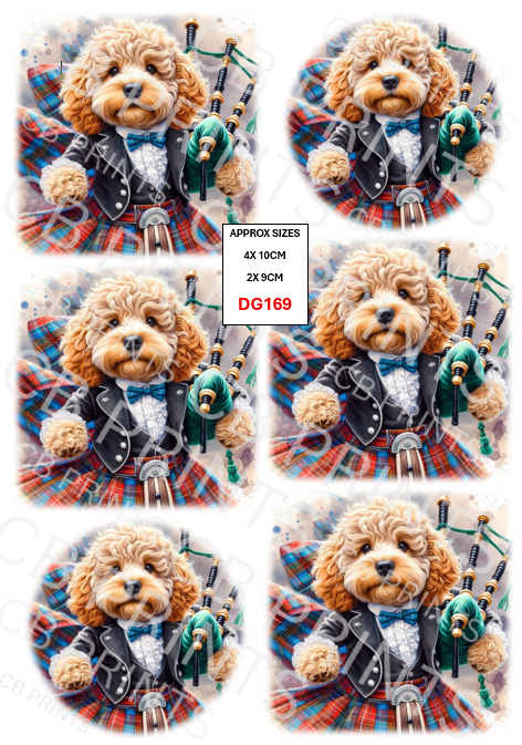 Dog Decoupage Print DG169 | Mulberry Paper