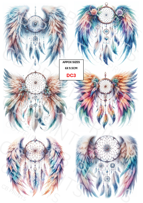 Dream Catcher Decoupage Paper Print DC3 – Mulberry Paper