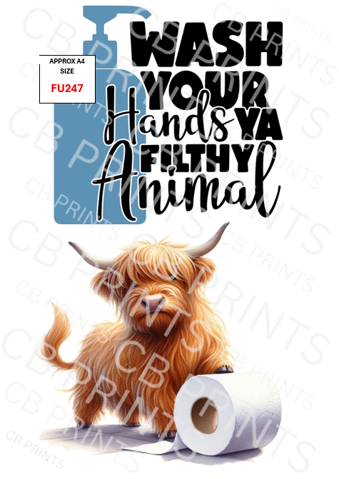 Funny Decoupage Print FU247 | Mulberry Paper