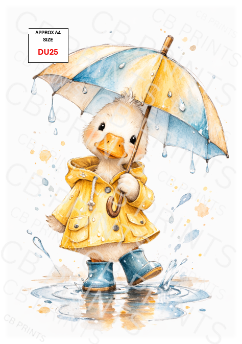 Duck Decoupage Paper DU25 – Mulberry Paper Print