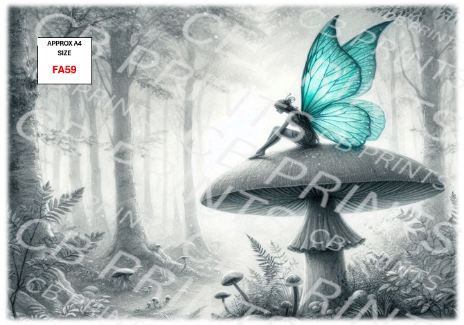 Fairy Decoupage Print FA59 | Mulberry Paper
