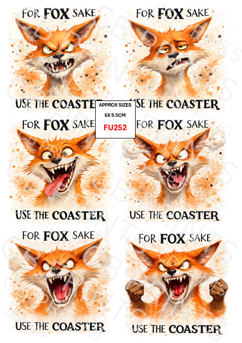 Funny Decoupage Print FU252 | Mulberry Paper