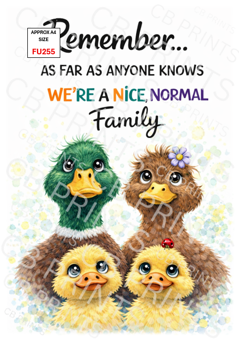 Funny Decoupage Print FU255 | Mulberry Paper