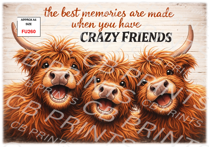 Funny Decoupage Print FU260 | Mulberry Paper