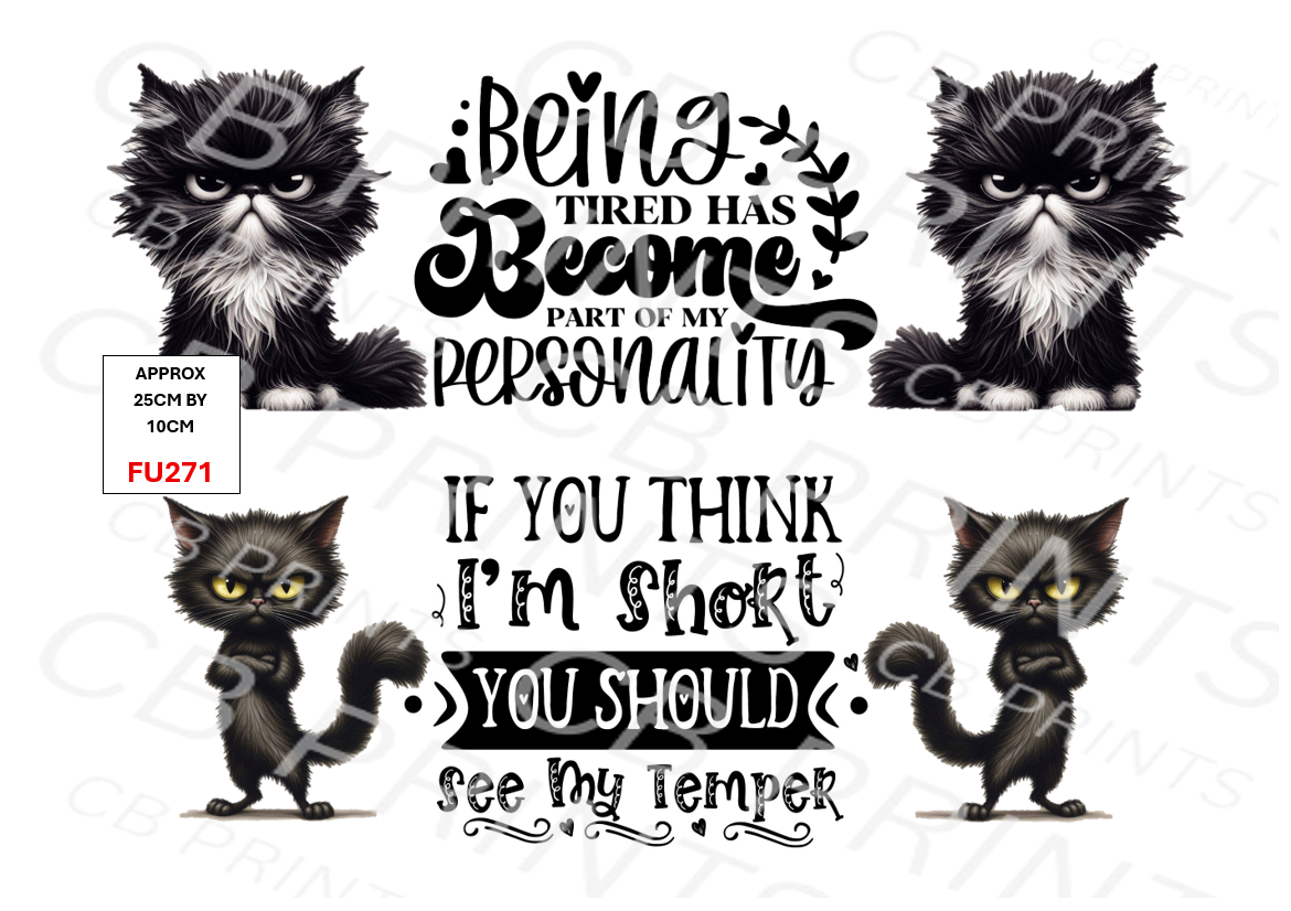 Funny Decoupage Print FU271 | Mulberry Paper