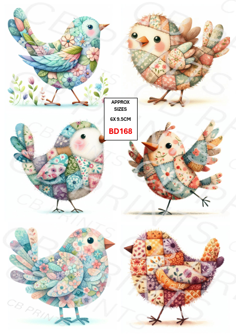 Bird Decoupage Print BD168 | Mulberry Paper