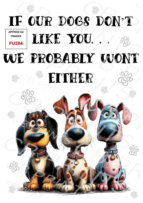 Funny Decoupage Print FU284 | Mulberry Paper