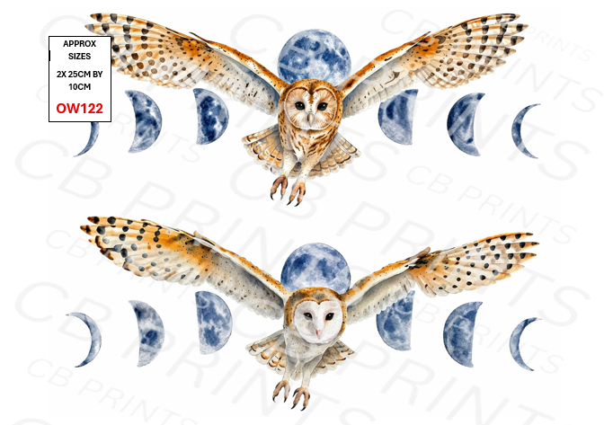 Owl Decoupage Print OW122 | Mulberry Paper