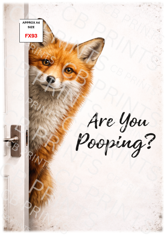Funny fox design FX93