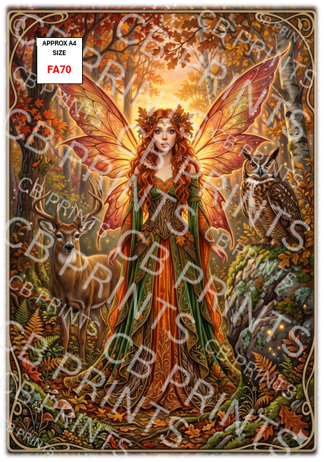 Fairy and owl design FA70