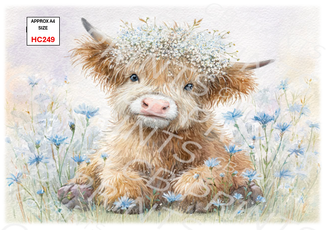 Highland cow design HC249