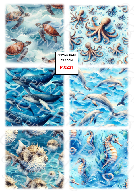 Mixed under the sea designs MX221