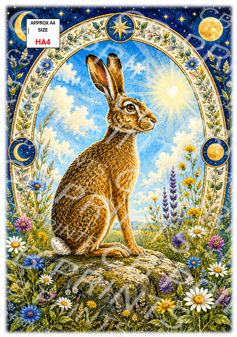 Celtic hare design HA4