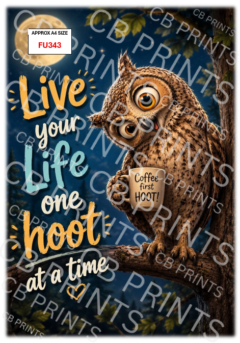 Funny Decoupage Print FU343 | Mulberry Paper