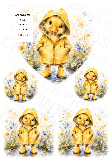 Duck Decoupage Paper DU38 – Mulberry Paper Print