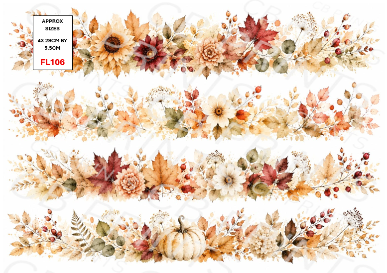Floral Decoupage Print FL106 | Mulberry Paper