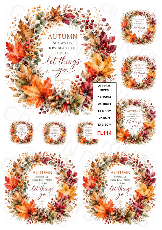 Floral Decoupage Print FL114 | Mulberry Paper