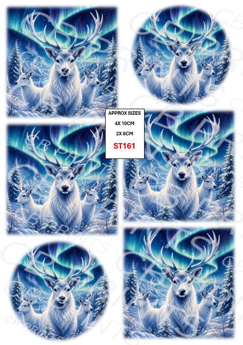 Stag Decoupage Print ST161 | Mulberry Paper