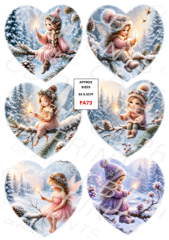Fairy Decoupage Print FA73 | Mulberry Paper