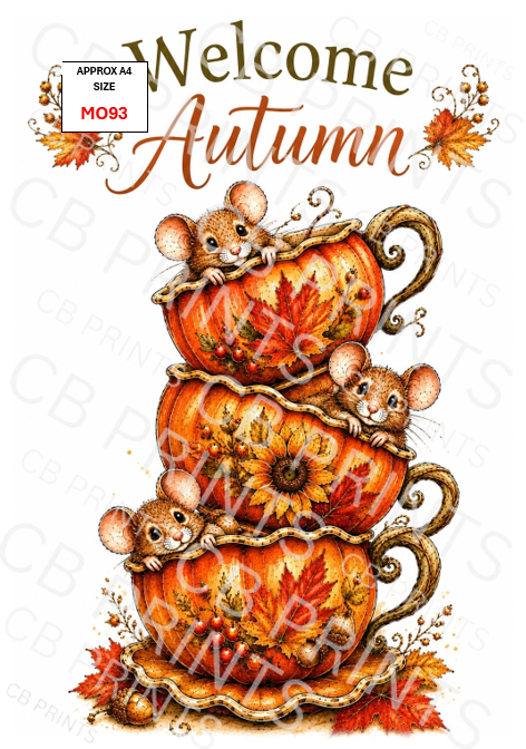 Mouse Decoupage Paper MO93 – Mulberry Paper Print