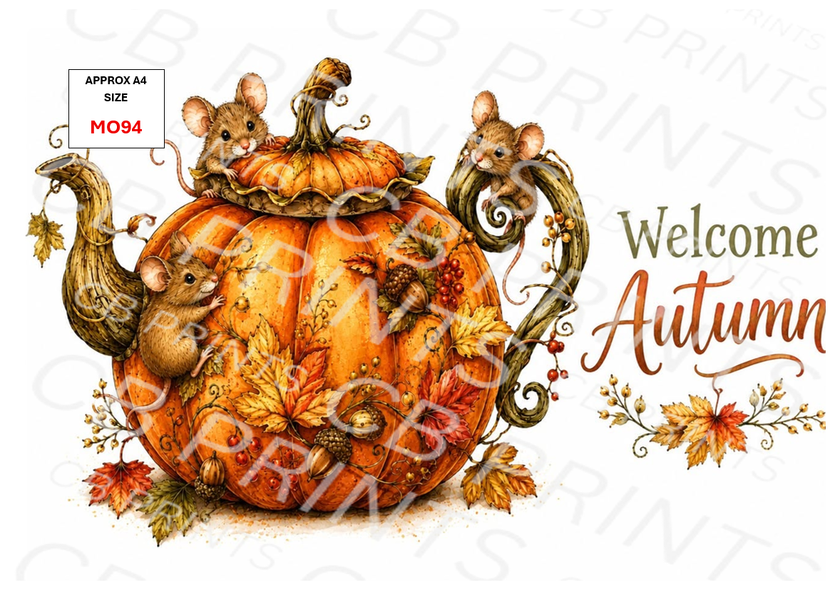 Mouse Decoupage Paper MO94 – Mulberry Paper Print