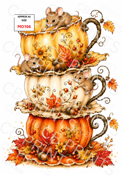 Mouse Decoupage Paper MO104 – Mulberry Paper Print