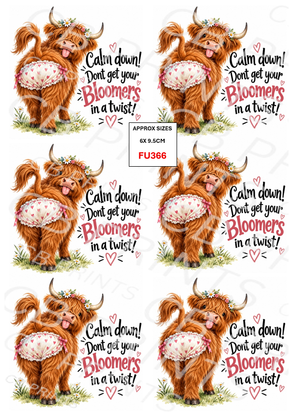 Funny Decoupage Print FU366 | Mulberry Paper
