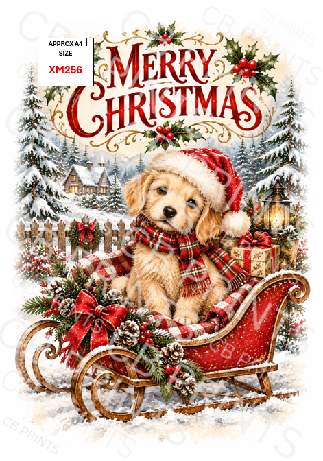 Christmas Decoupage Paper Print XM256 – Mulberry Paper