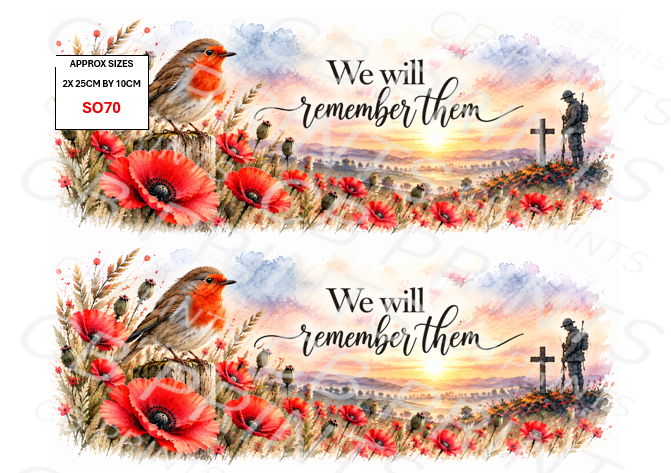 Remembrance Soldier Decoupage Paper Print SO70 – Mulberry Paper