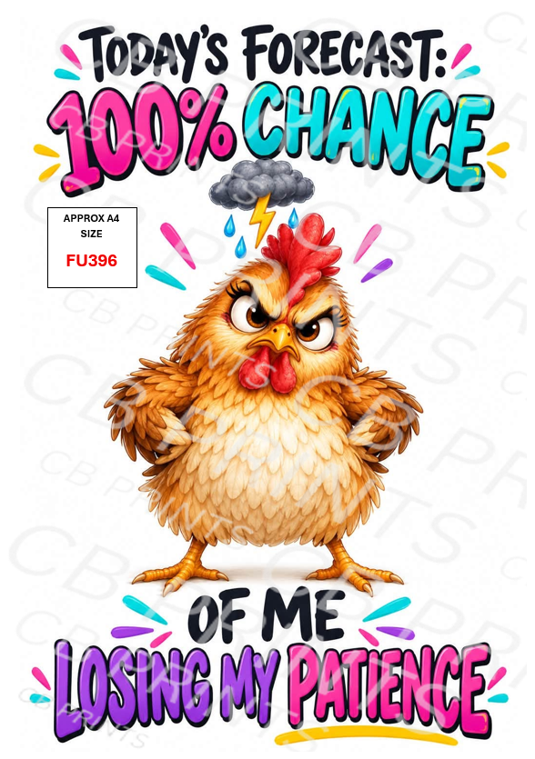 Funny Decoupage Print FU396 | Mulberry Paper