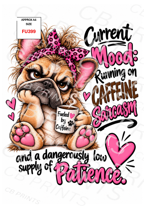 Funny Decoupage Print FU399 | Mulberry Paper