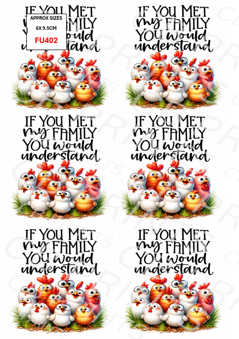 Funny Decoupage Print FU402 | Mulberry Paper