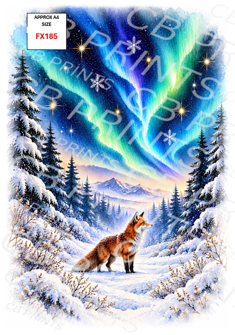 Fox Decoupage Print FX185 | Mulberry Paper
