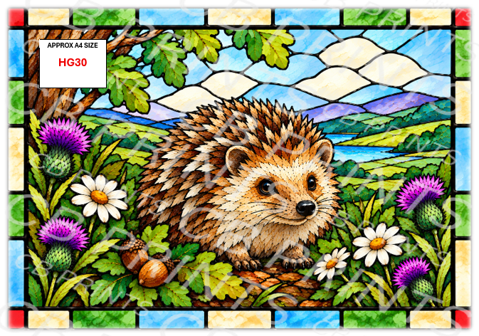 Hedgehog Decoupage Print HG30 | Mulberry Paper