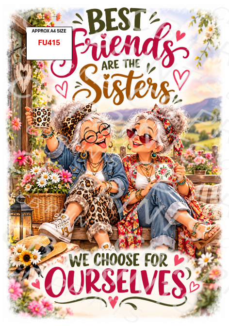 Funny Decoupage Print FU415 | Mulberry Paper